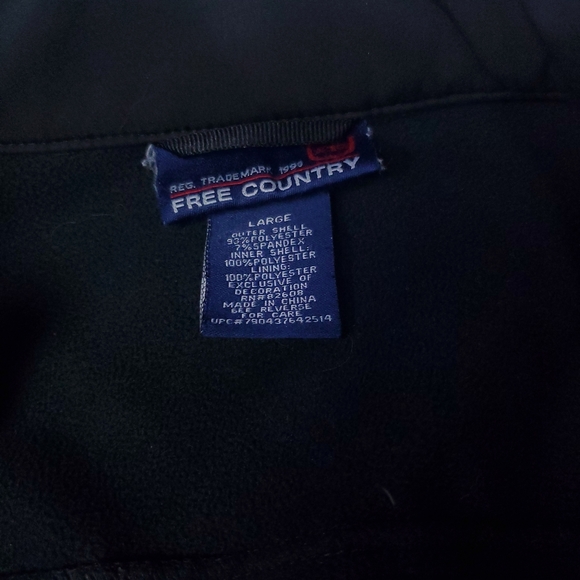 Free Country Black and Gray Outer Jacket - Picture 10 of 16